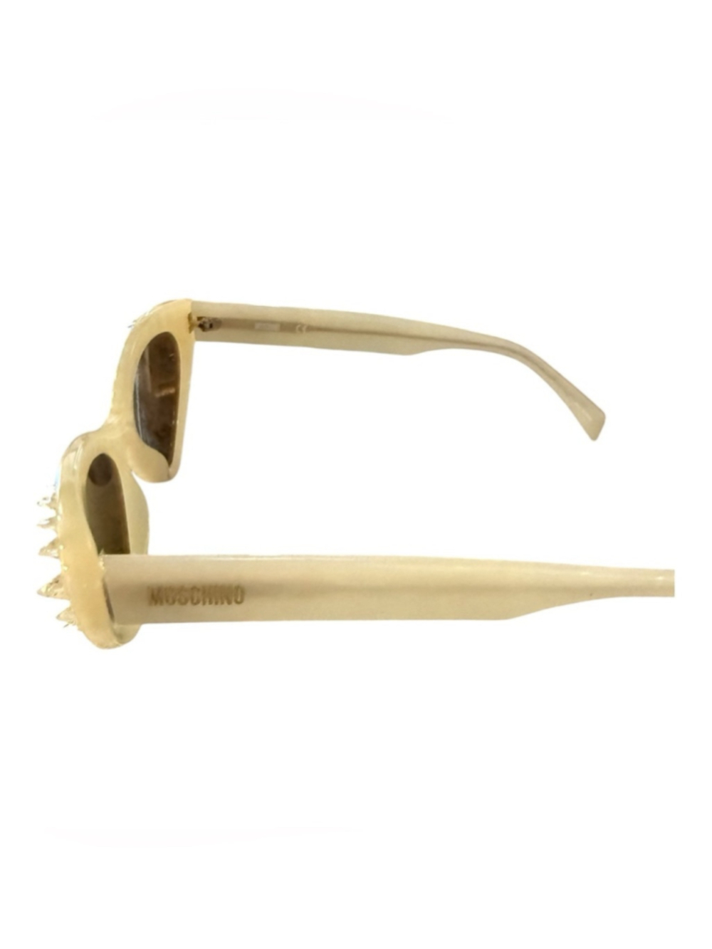 Moschino Crystal Embellished Cat Eye Sunglasses, Model MOS006/S/STR - Picture 7 of 11